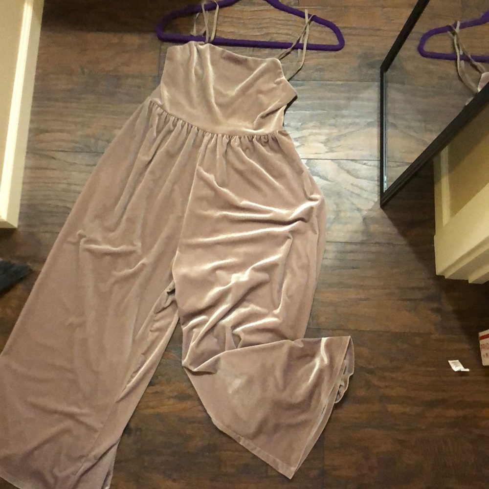 Beautiful velvet romper